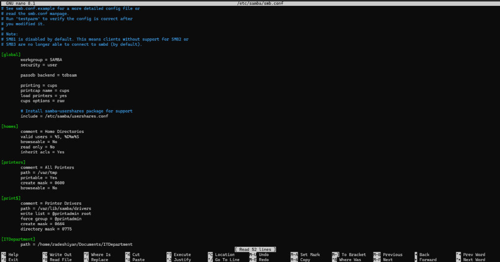 config-samba
